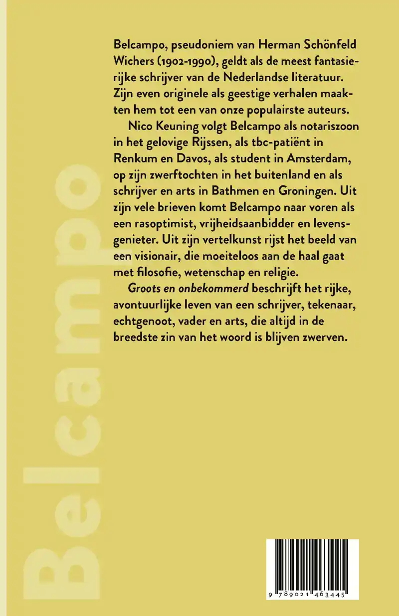 GROOTS EN ONBEKOMMERD