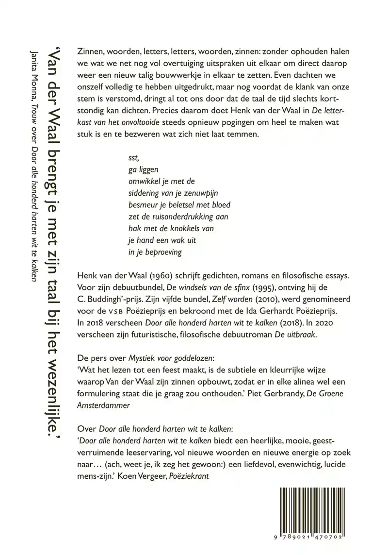 DE LETTERKAST VAN HET ONVOLTOOIDE