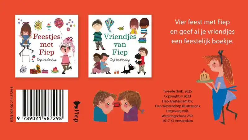 FEESTJES MET FIEP & VRIENDJES VAN FIEP UITDEELBOEKJES