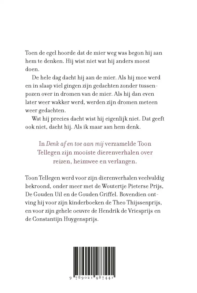 DENK AF EN TOE AAN MIJ