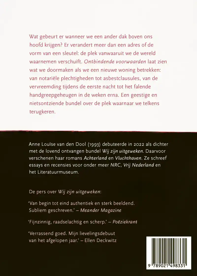 ONTBINDENDE VOORWAARDEN