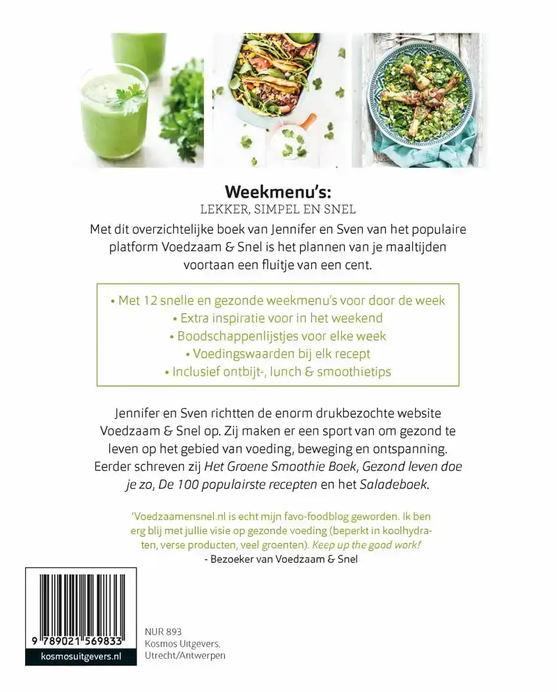 GEZONDE WEEKMENU'S