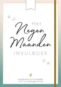 HET NEGEN MAANDEN INVULBOEK