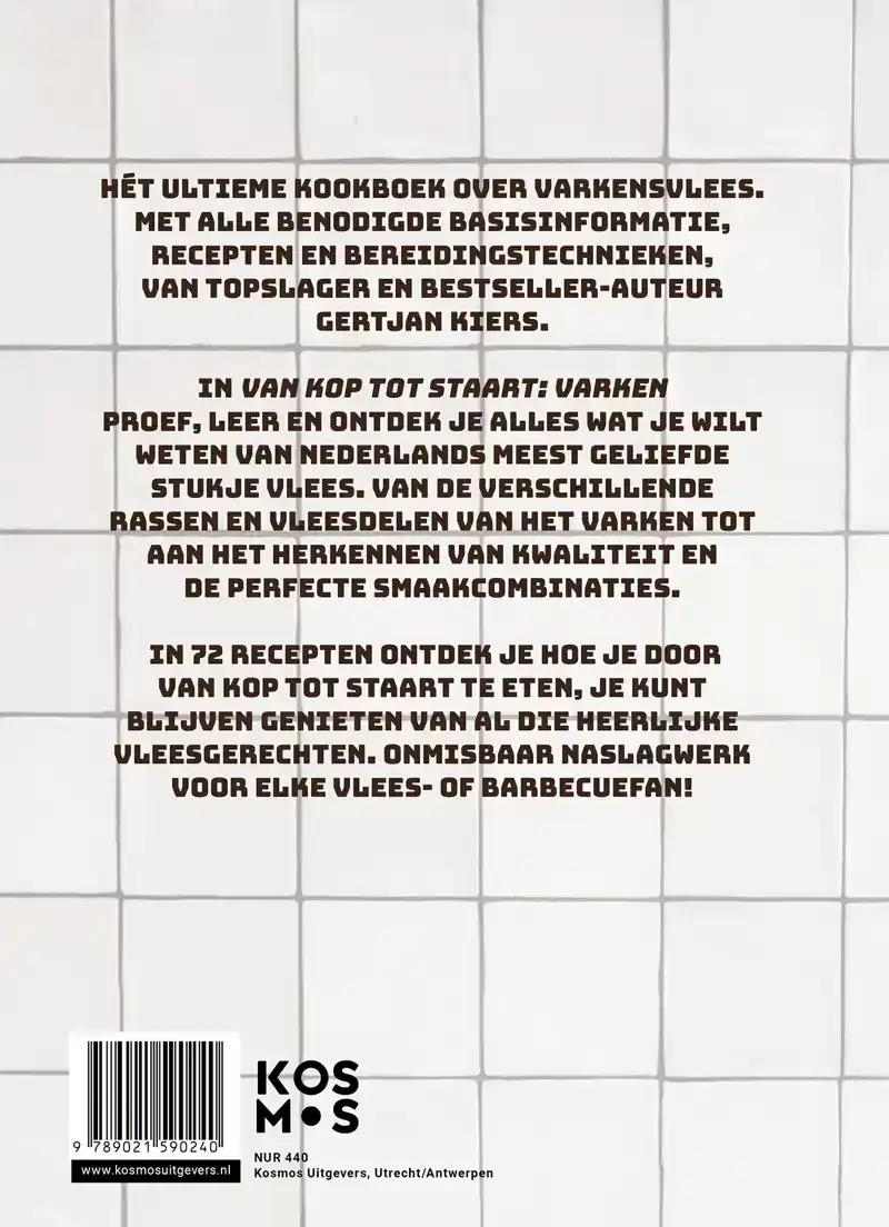 VAN KOP TOT STAART: VARKEN