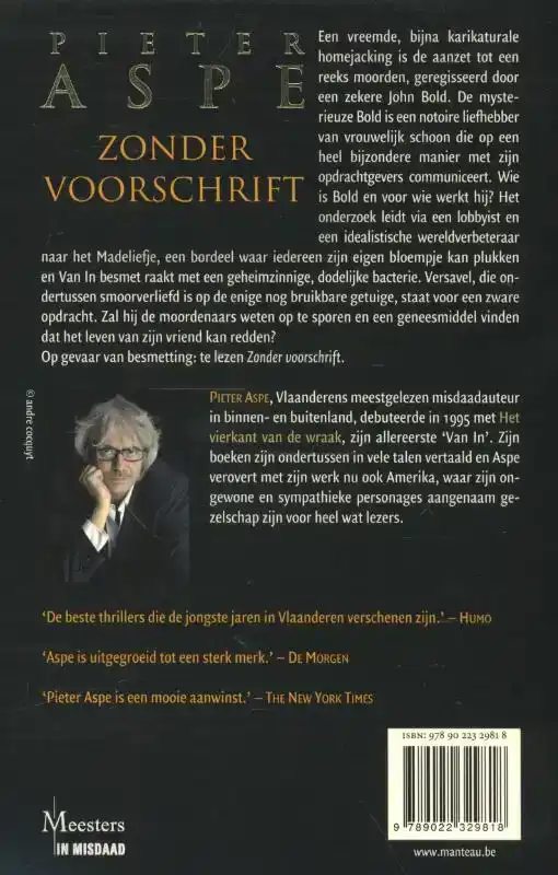 ZONDER VOORSCHRIFT