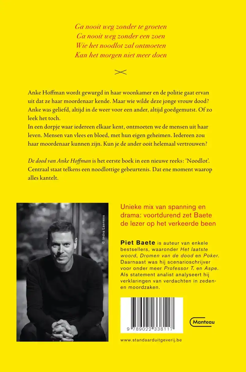 NOODLOT DE DOOD VAN ANKE HOFFMAN