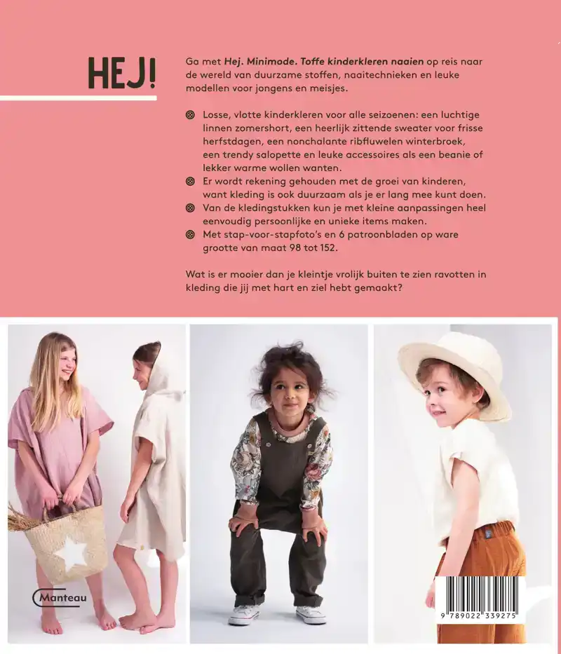 HEJ. MINIMODE TOFFE KINDERKLEREN NAAIEN