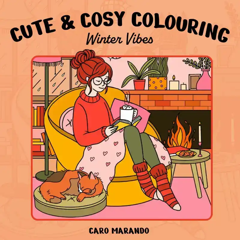 CUTE & COSY COLOURING. WINTER VIBES
