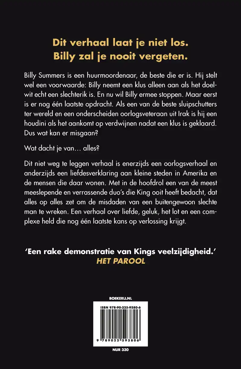 BILLY SUMMERS