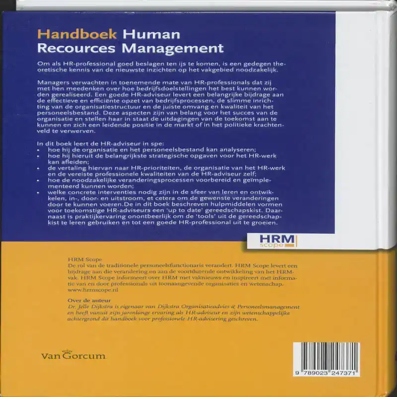 HANDBOEK HUMAN RESOURCES MANAGEMENT