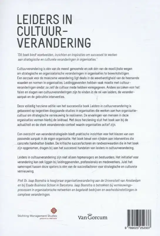 LEIDERS IN CULTUURVERANDERING