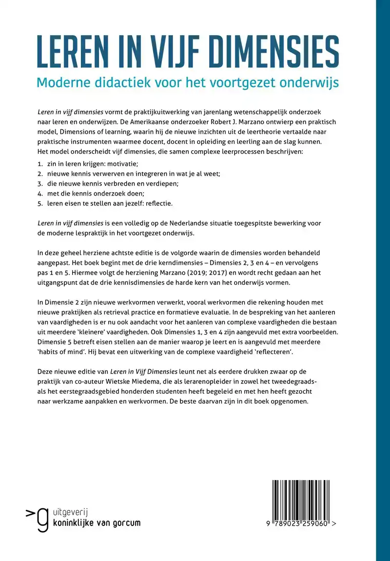 LEREN IN VIJF DIMENSIES