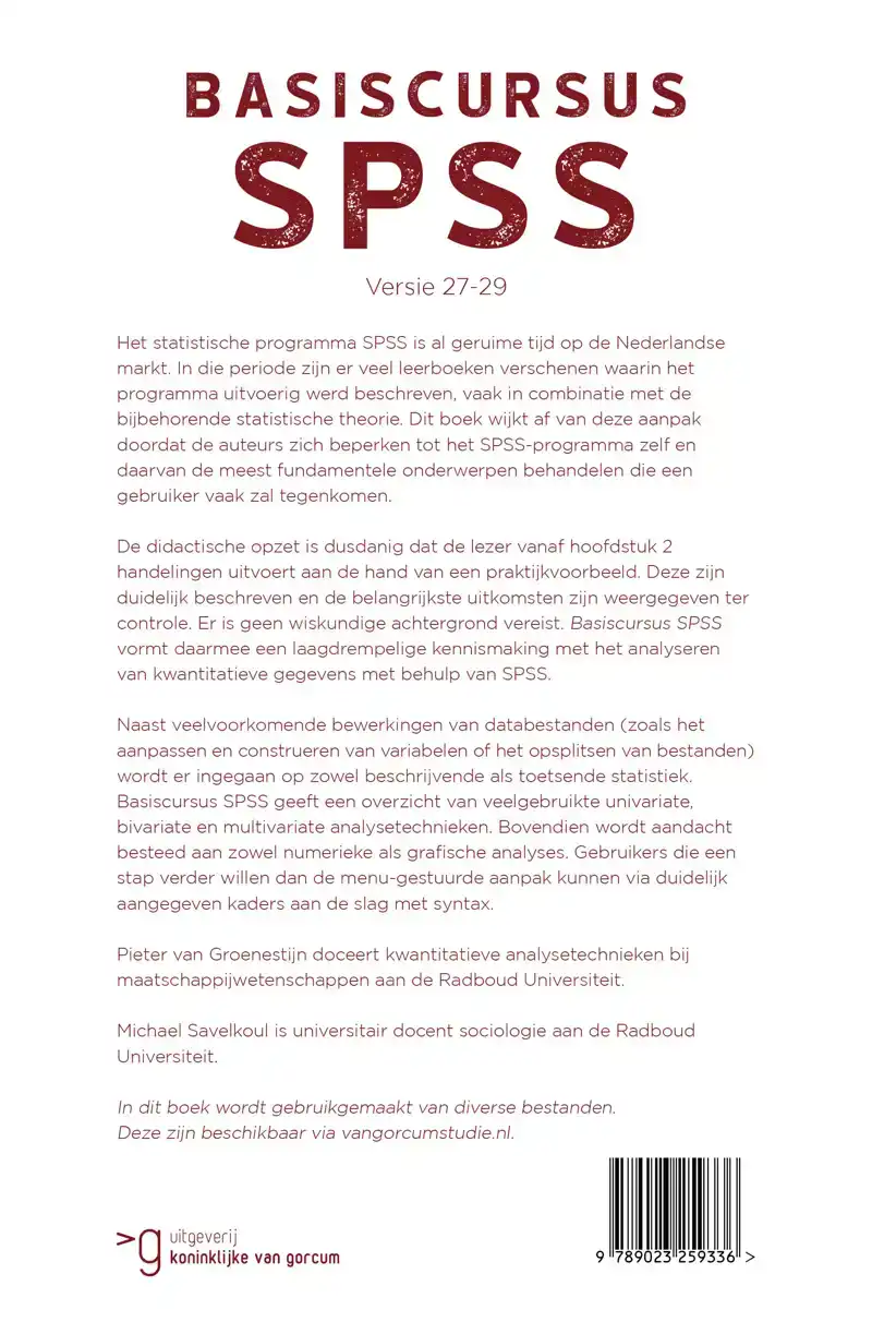 BASISCURSUS SPSS