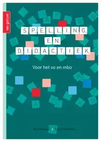 SPELLING EN DIDACTIEK