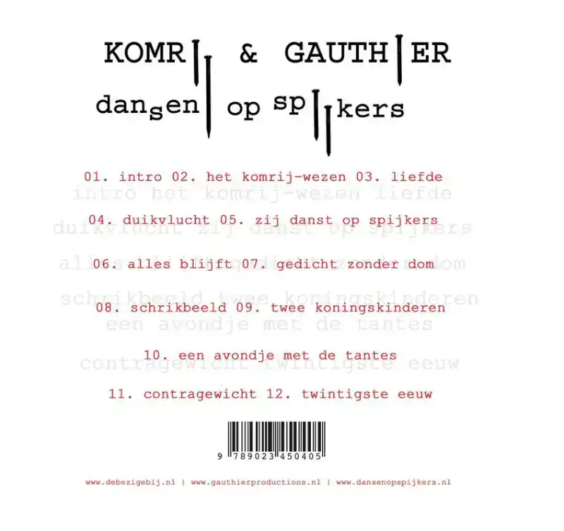 DANSEN OP SPIJKERS