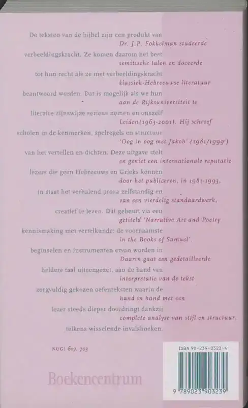 VERTELKUNST IN DE BIJBEL