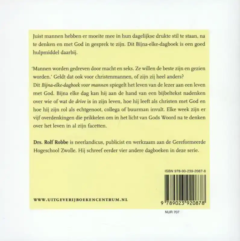 BIJNA-ELKE-DAGBOEK VOOR MANNEN