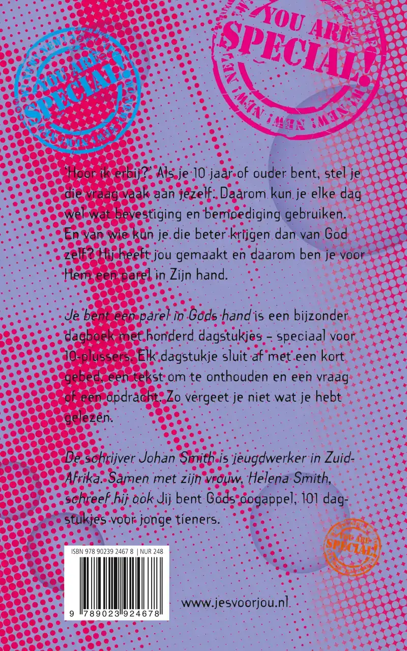 JE BENT EEN PAREL IN GODS HAND