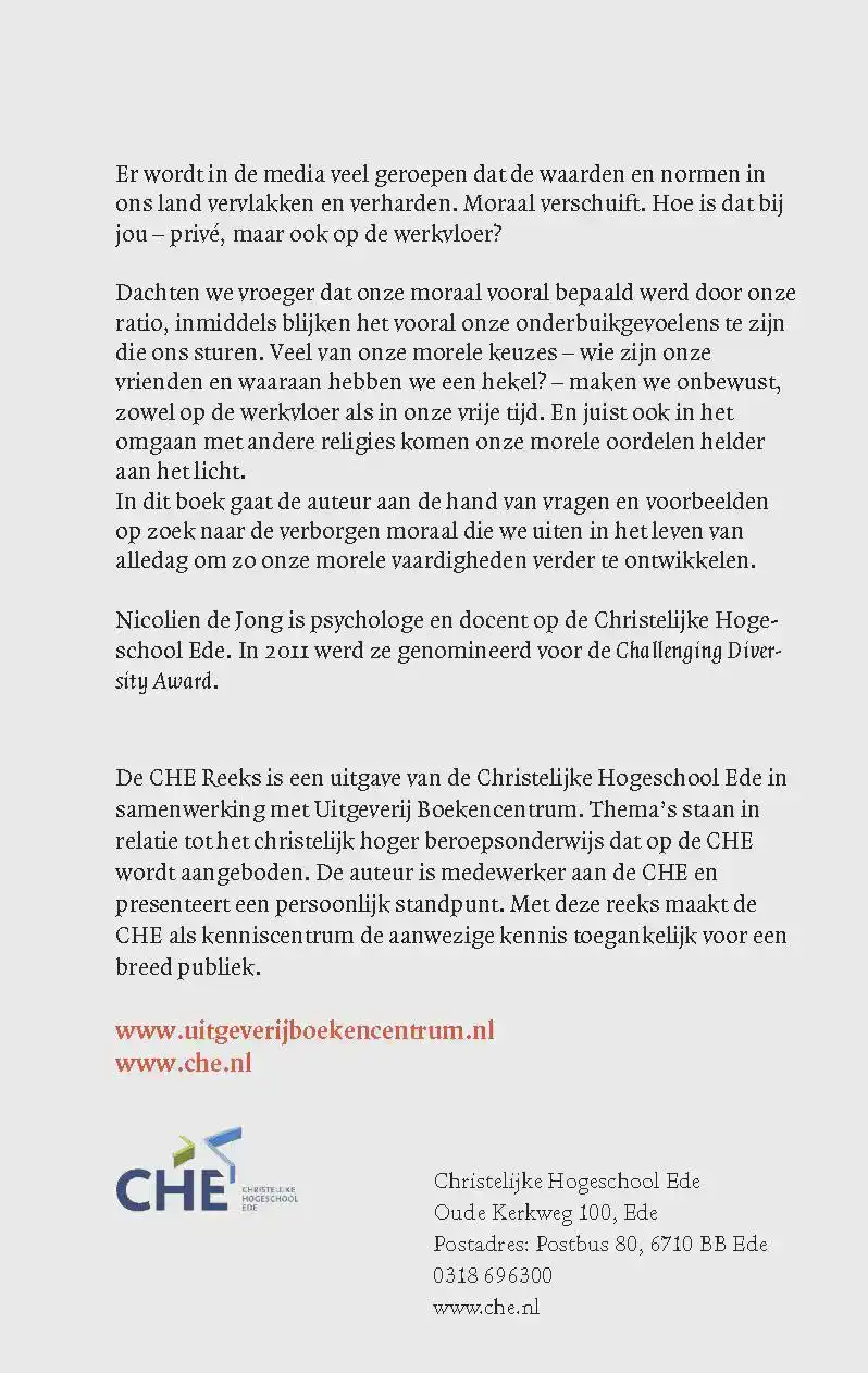 WERKEN AAN JE MORAAL