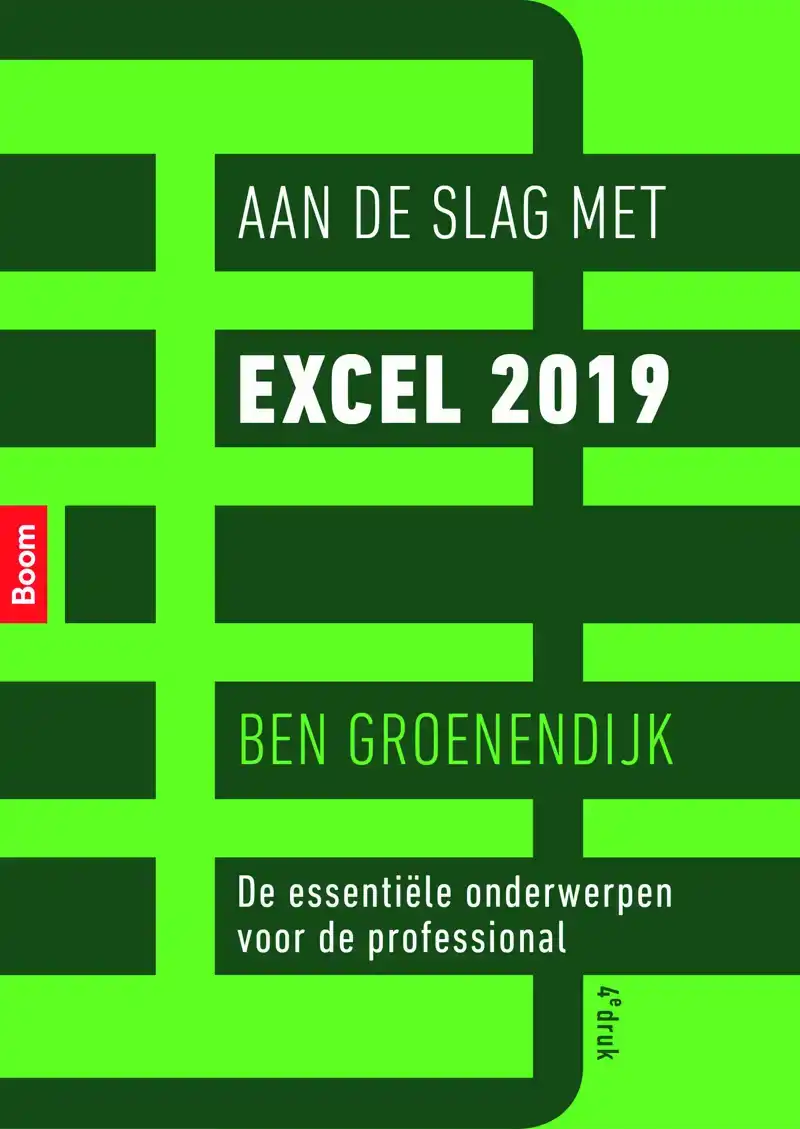 AAN DE SLAG MET EXCEL 2019