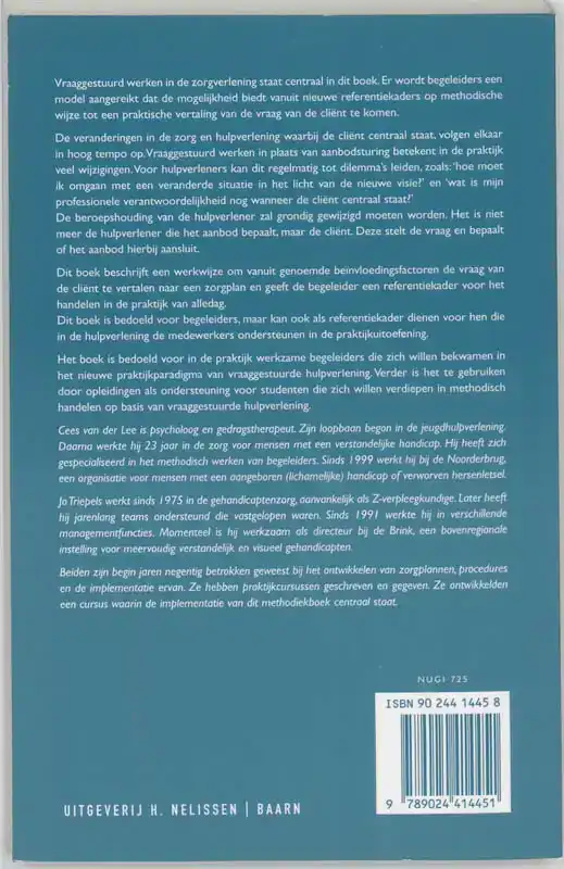 VAN HULPVRAAG NAAR ZORGPLAN