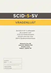 SCID-5-S: VRAGENLIJST (50 EX.)