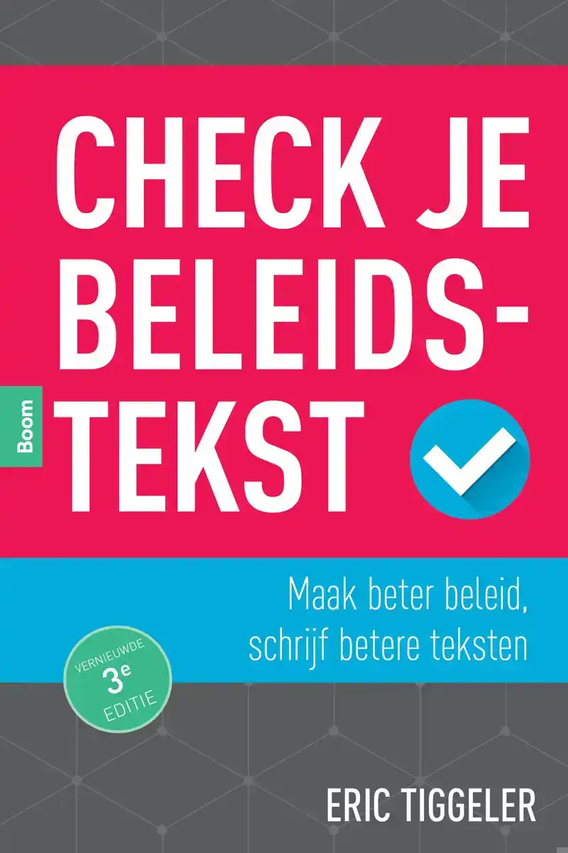 CHECK JE BELEIDSTEKST