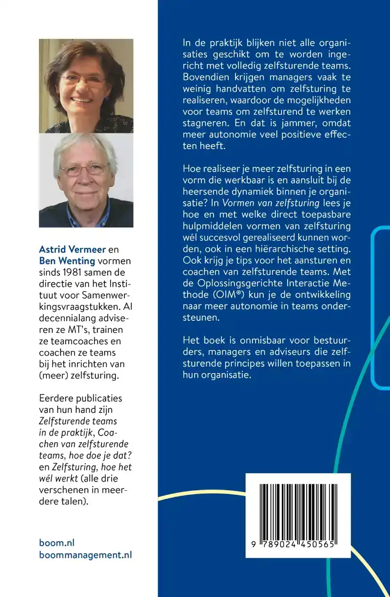 VORMEN VAN ZELFSTURING