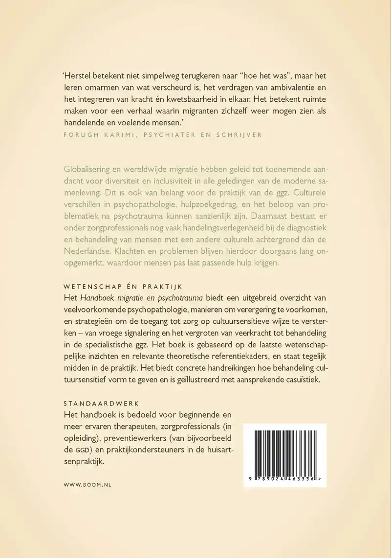HANDBOEK MIGRATIE EN PSYCHOTRAUMA