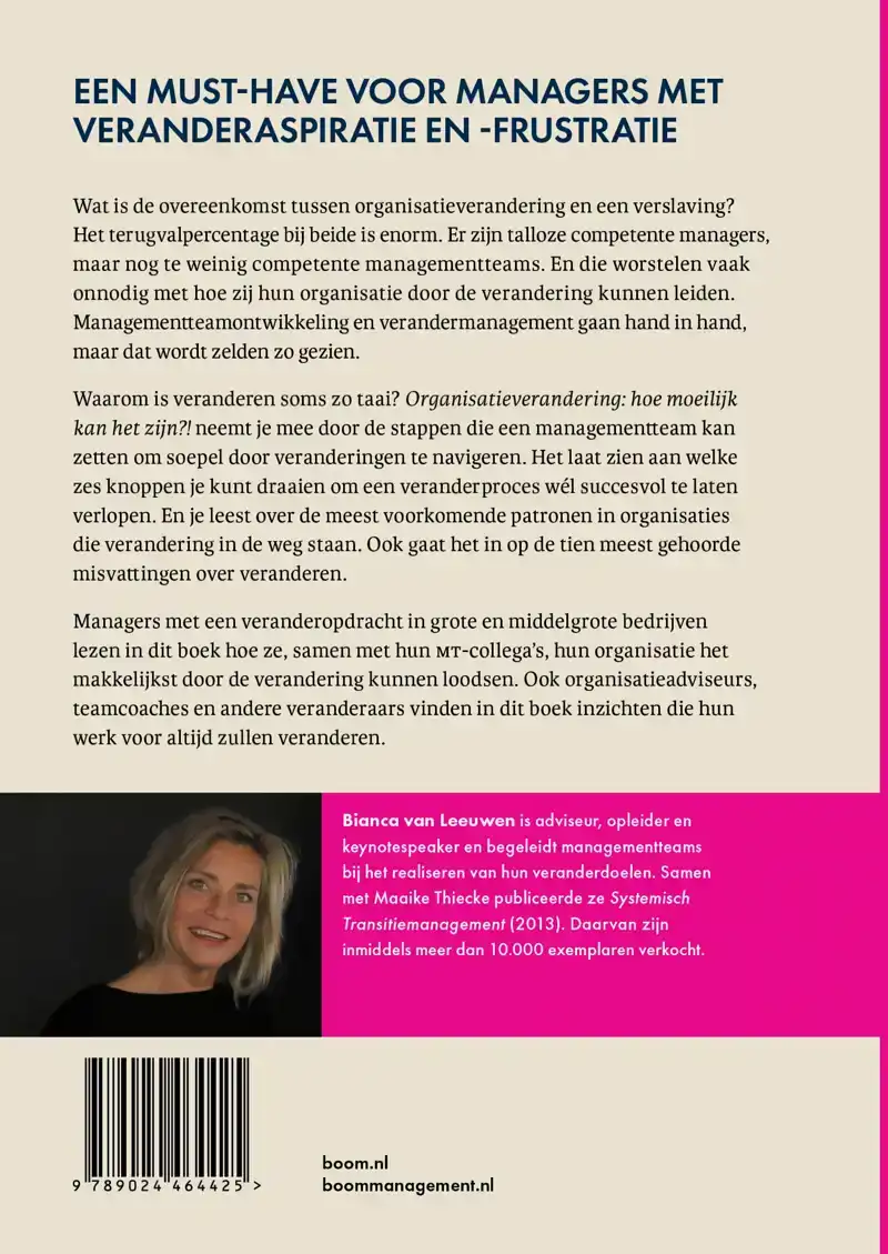 ORGANISATIEVERANDERING: HOE MOEILIJK KAN HET ZIJN?!
