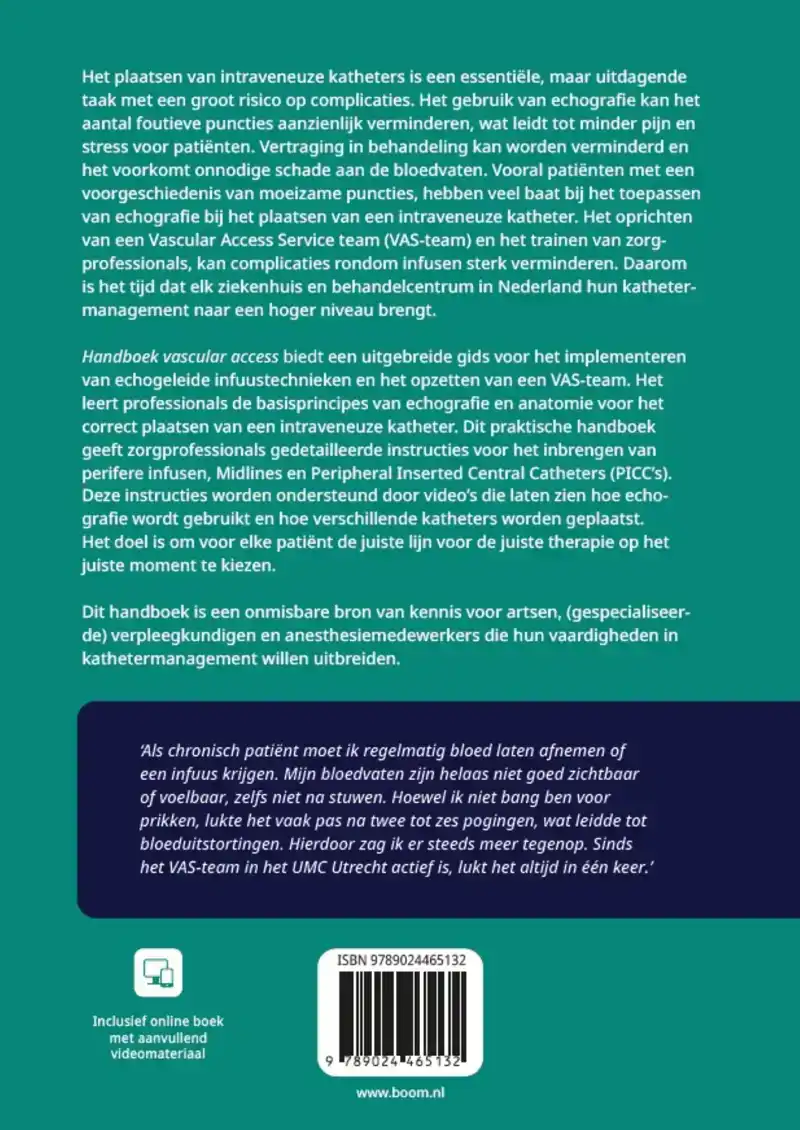 HANDBOEK VASCULAR ACCESS