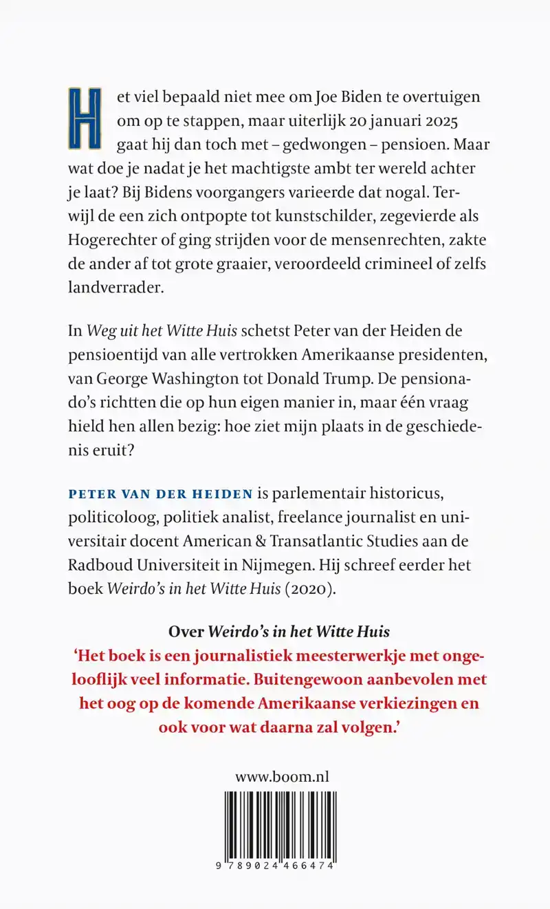 WEG UIT HET WITTE HUIS