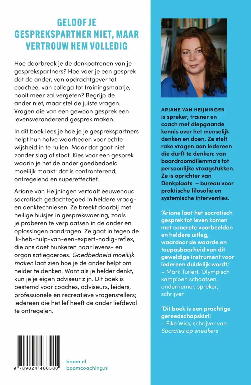 GOEDBEDOELD MOEILIJK MAKEN