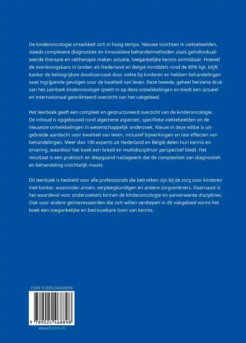 LEERBOEK KINDERONCOLOGIE