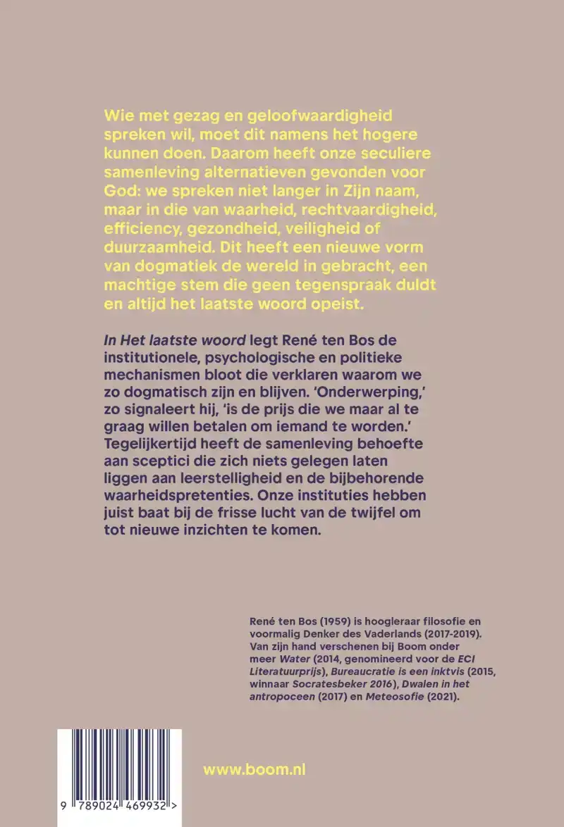 HET LAATSTE WOORD