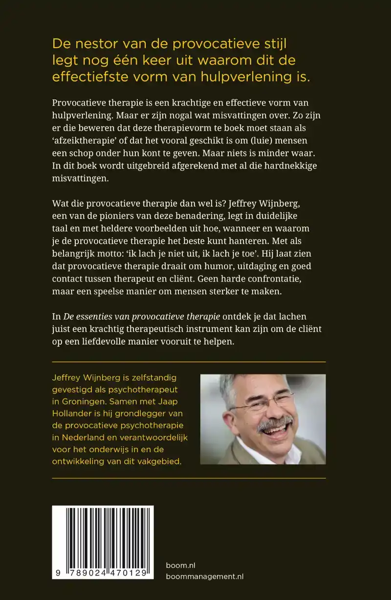 DE ESSENTIES VAN PROVOCATIEVE THERAPIE