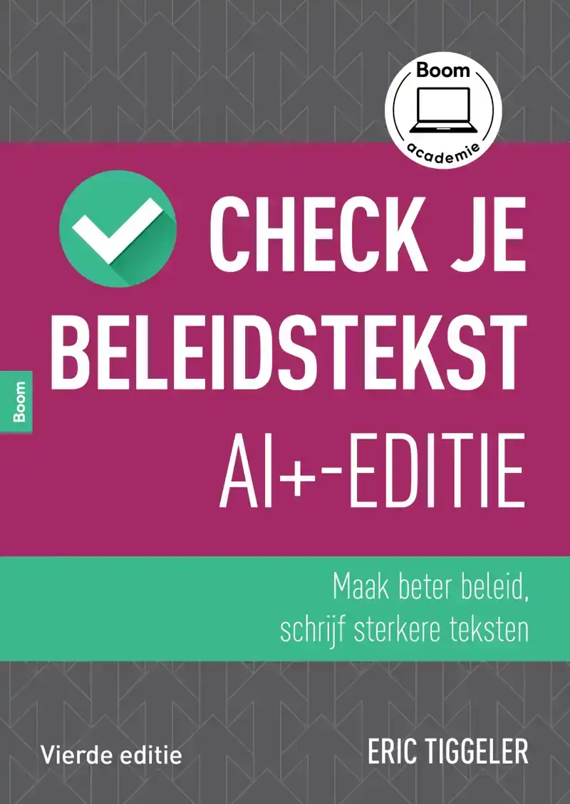 CHECK JE BELEIDSTEKST - AI+-EDITIE