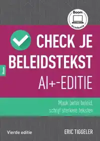 CHECK JE BELEIDSTEKST - AI+-EDITIE