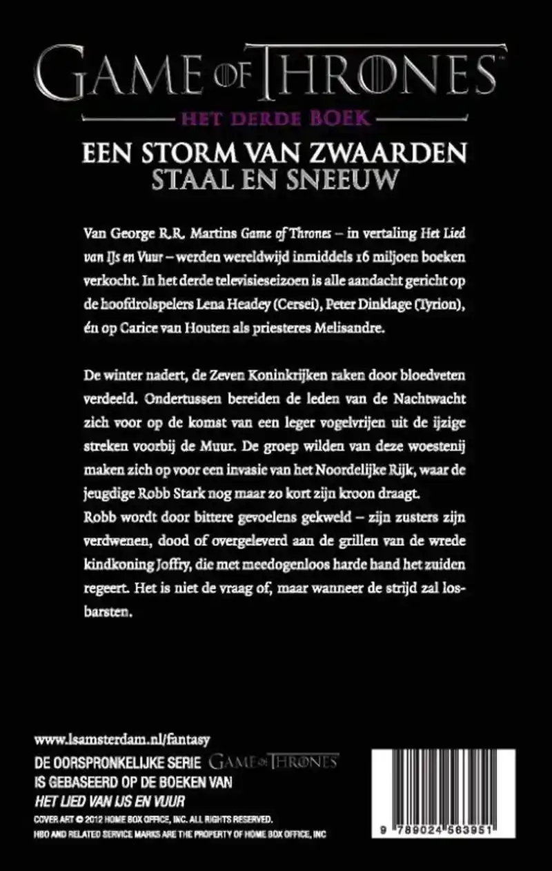 EEN STORM VAN ZWAARDEN