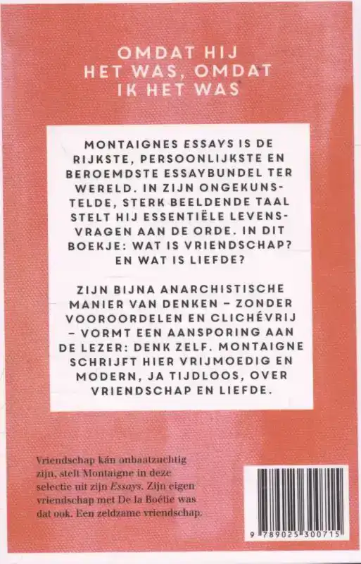 VRIENDSCHAP IS LIEFDE