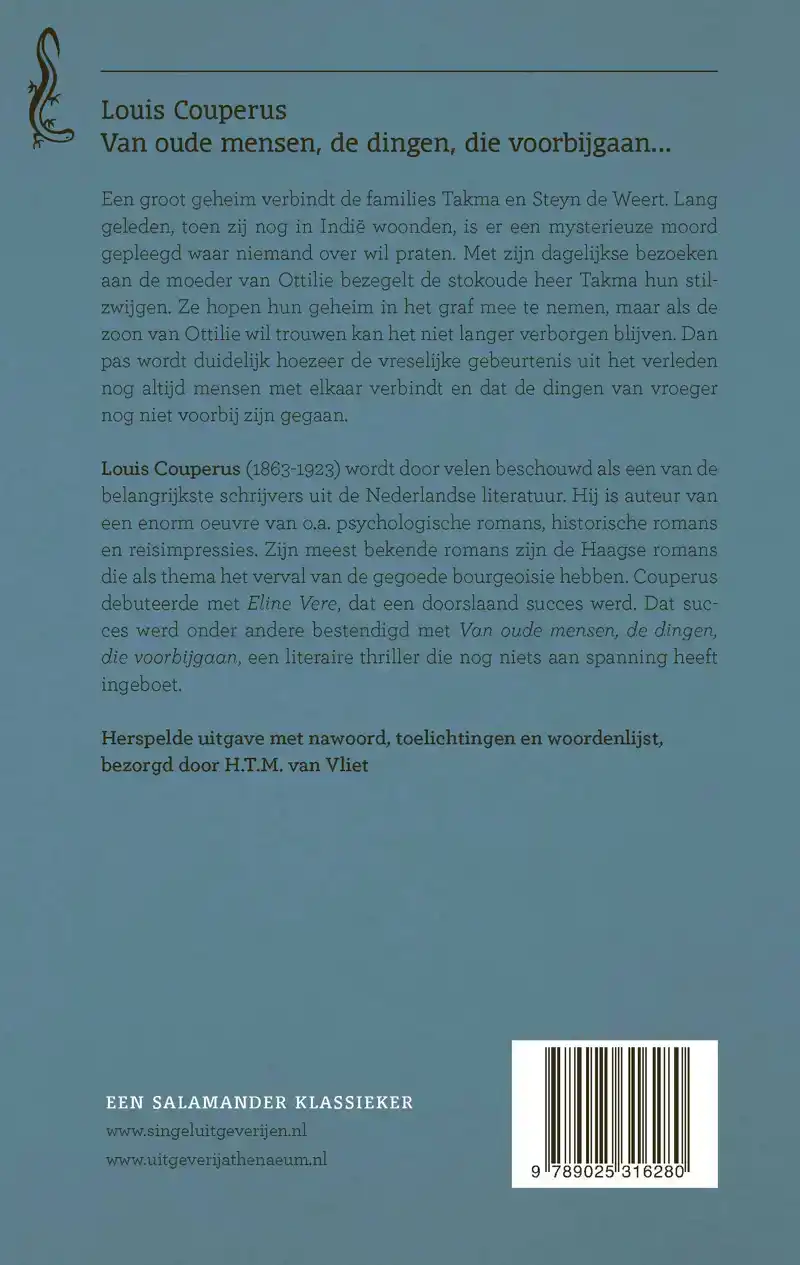 VAN OUDE MENSEN, DE DINGEN, DIE VOORBIJGAAN