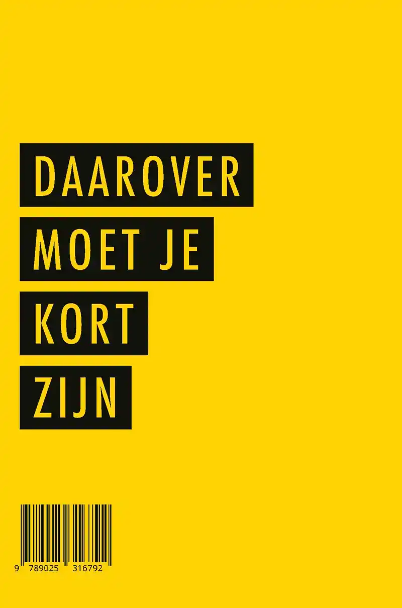 WAAROVER JE NIET ZWIJGEN KAN