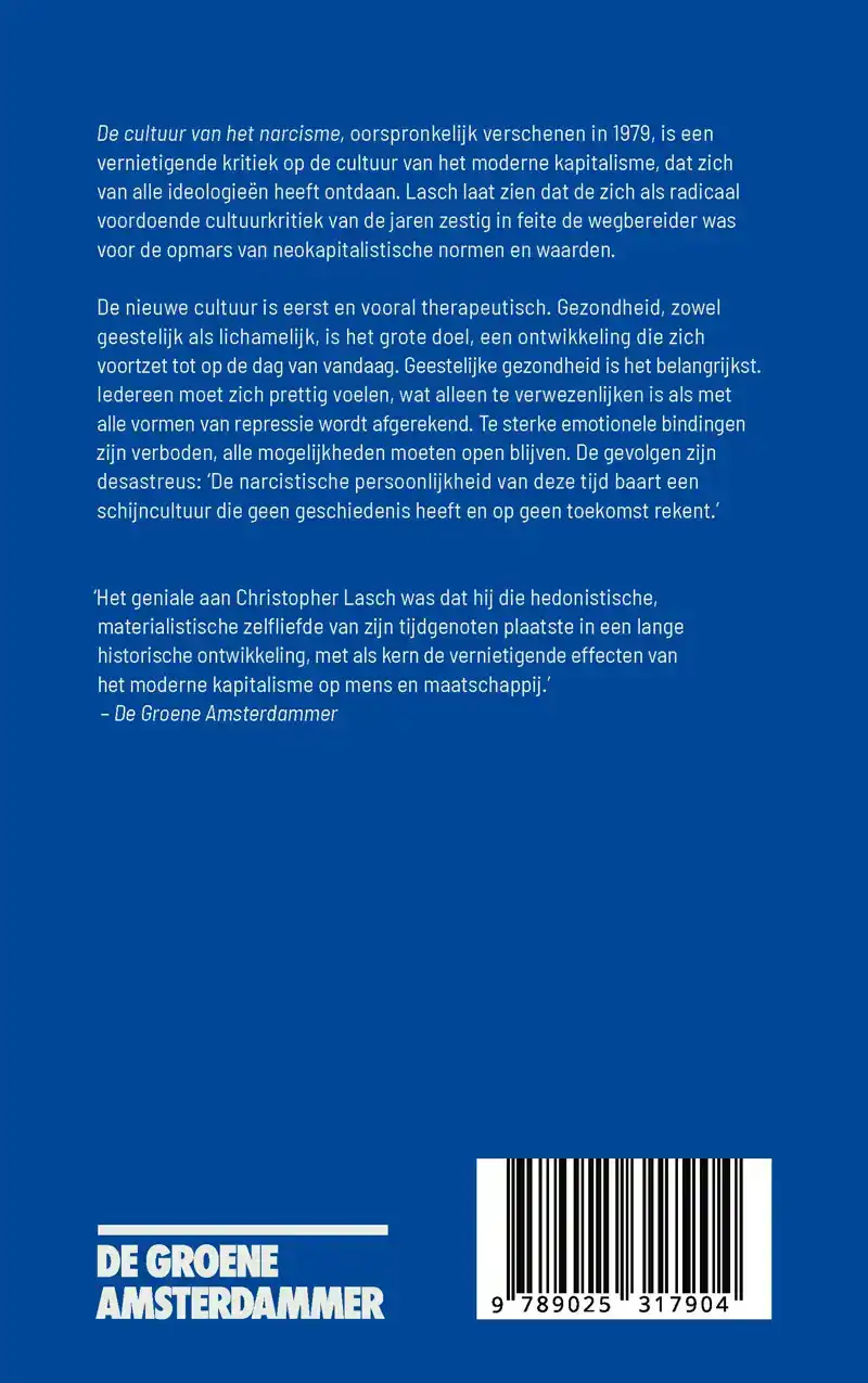 DE CULTUUR VAN HET NARCISME