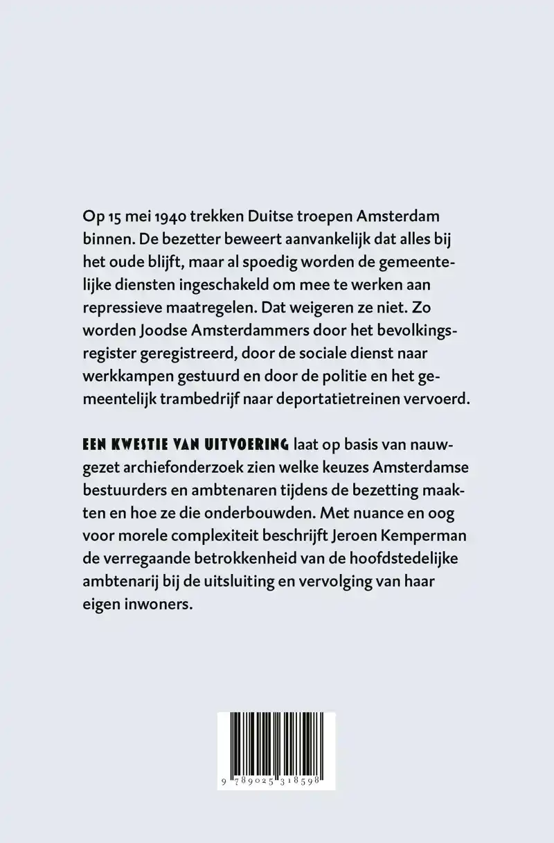 EEN KWESTIE VAN UITVOERING