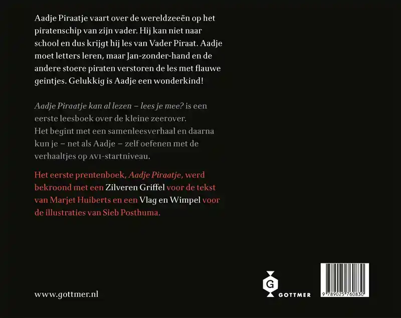 AADJE PIRAATJE KAN AL LEZEN