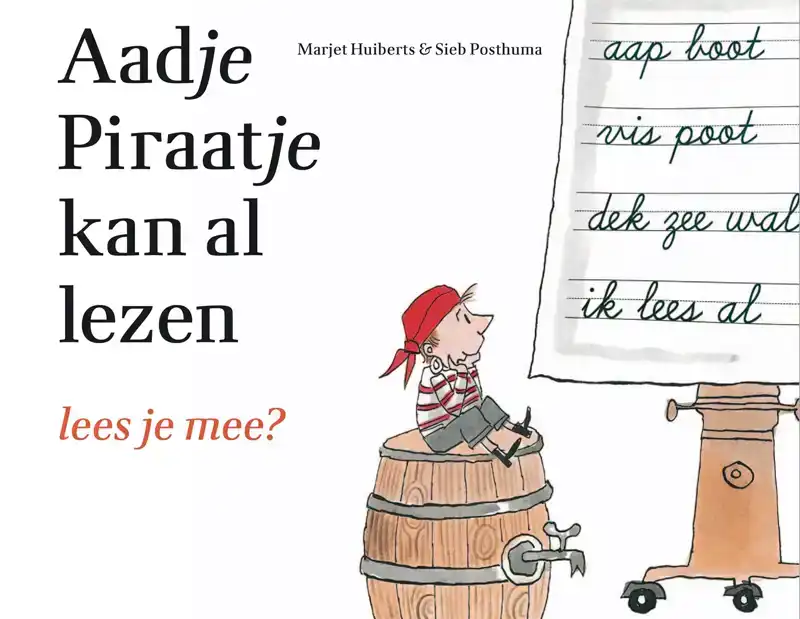 AADJE PIRAATJE KAN AL LEZEN