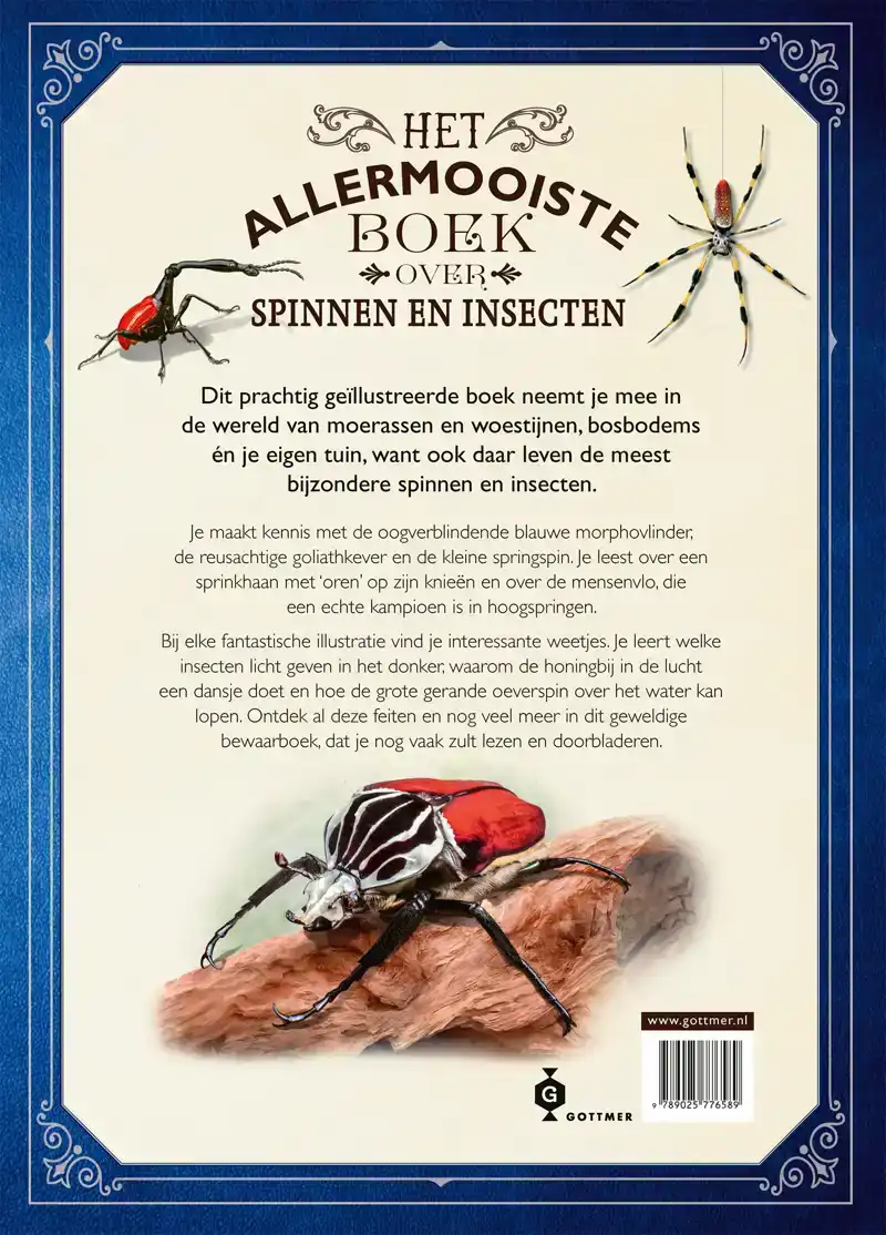 HET ALLERMOOISTE BOEK OVER SPINNEN EN INSECTEN