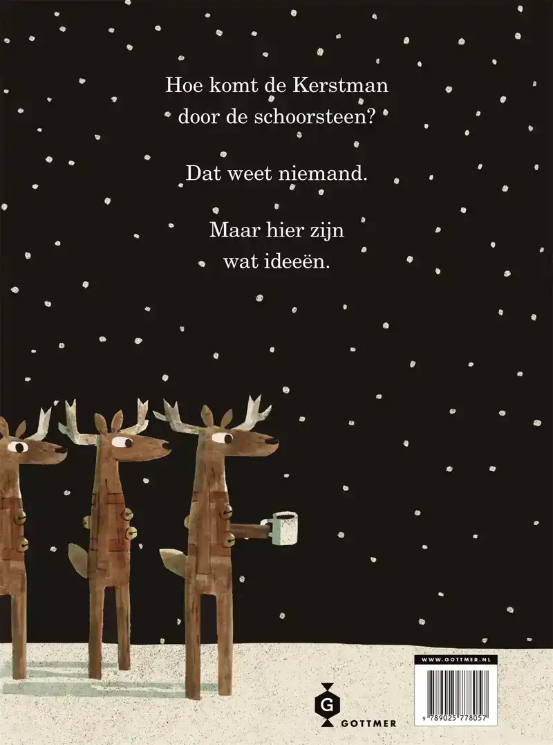 HOE KOMT DE KERSTMAN DOOR DE SCHOORSTEEN?