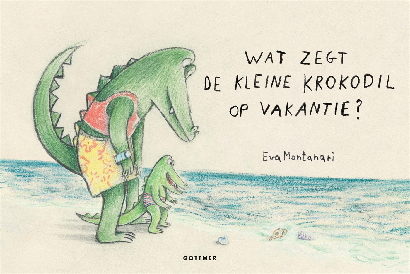 WAT ZEGT DE KLEINE KROKODIL OP VAKANTIE?