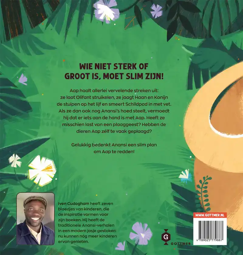 ANANSI DE SPIN LAAT AAP WEER LACHEN